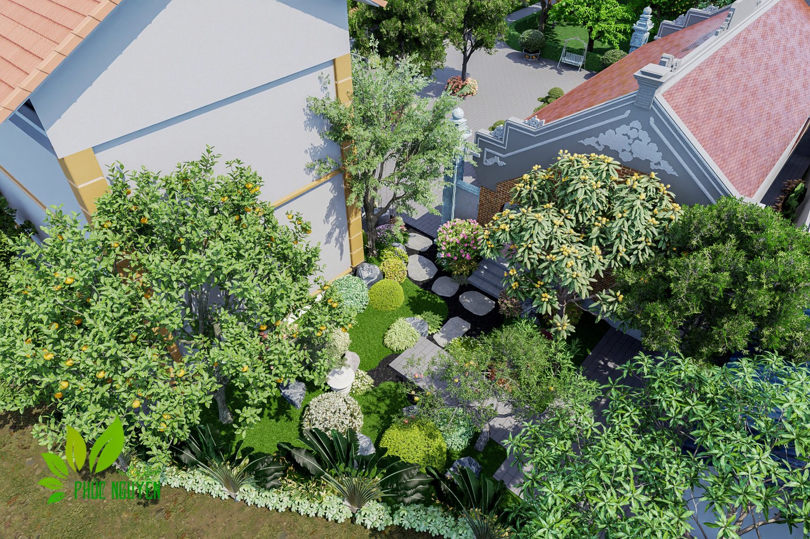 Giới Thiệu Dự Án: Kiến Tạo Không Gian Linh Thiêng – Thiết Kế và Thi Công Sân Vườn Nhà Thờ Cho Bác Tiến & Anh Tới