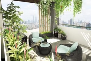 Thiết Kế Thi Công Tiểu Cảnh Ban Công