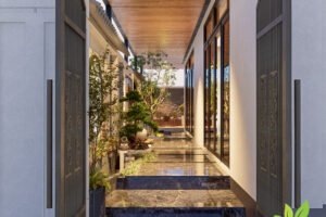 Thiết kế cảnh quan - Biệt Thự Vinhome Ocean Park 2