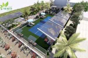 Thiết kế cảnh quan - Sân Pickleball- Hưng Yên