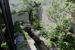 Thiết kế cảnh quan - Vinhome Cổ Loa - Biệt Thự liền kề